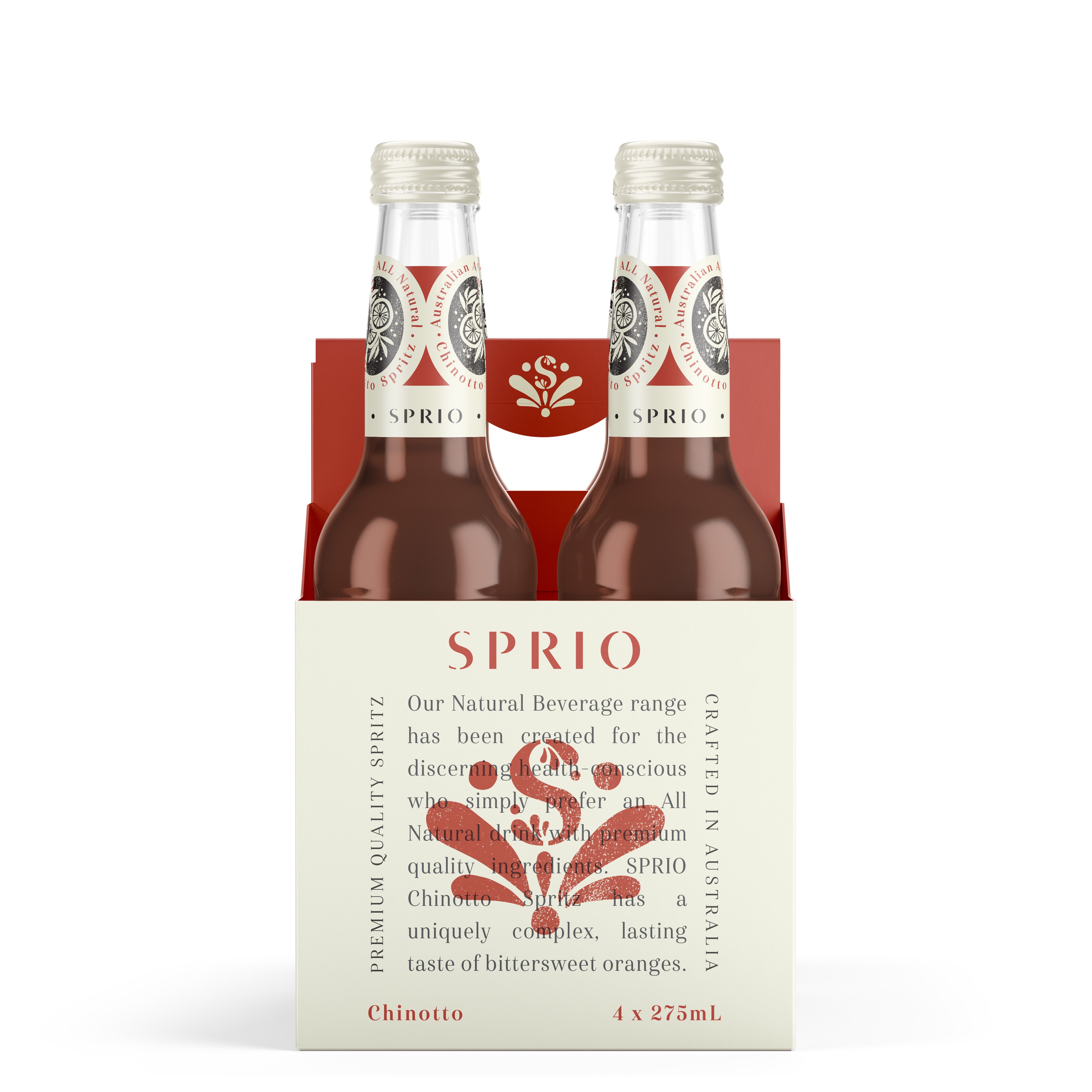 sprio spritz chinotto beverage 4 pack